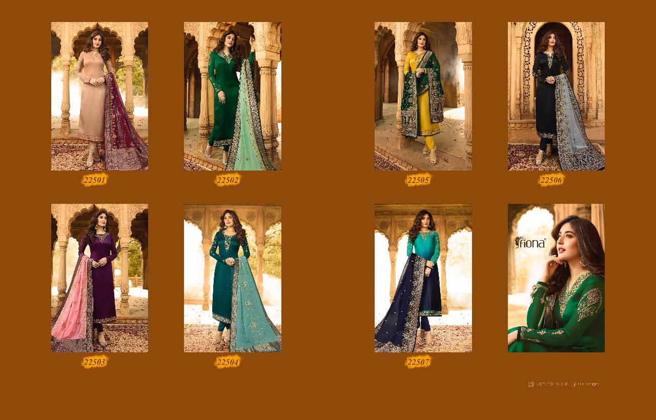 Fiona Kritika Heavy Dupatta Vol 9 Party Wear Suit Fiona Kritika Heavy Dupatta Vol 9 Party Wear Suit